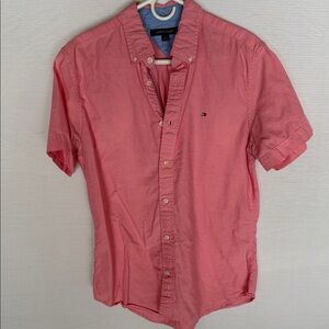 Tommy Hilfiger Men's Coral Button-Down Shirt